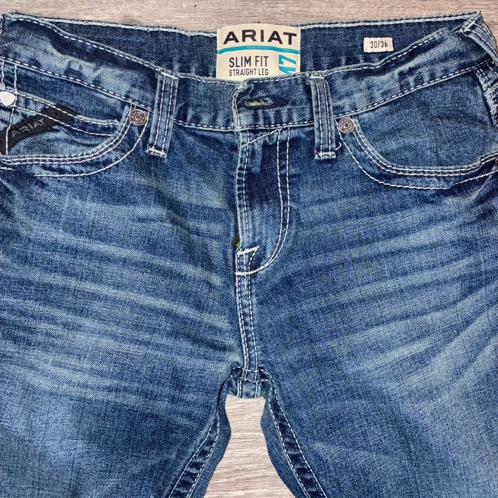 Ariat Men's Indigo Slim Straight Jeans